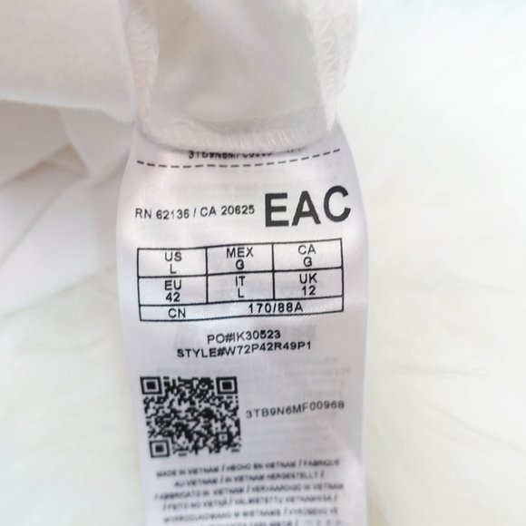 Guess white long sleeve tee large junior - Picture 7 of 8